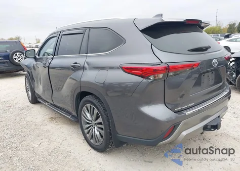 2022 Toyota Highlander Platinum from USA, damaged, VIN 5TDFZRBH8NS166228